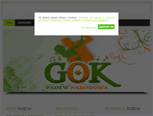 Tablet Screenshot of gokpadew.pl